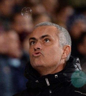Jose Mourinho bursting West Ham's bubbles.