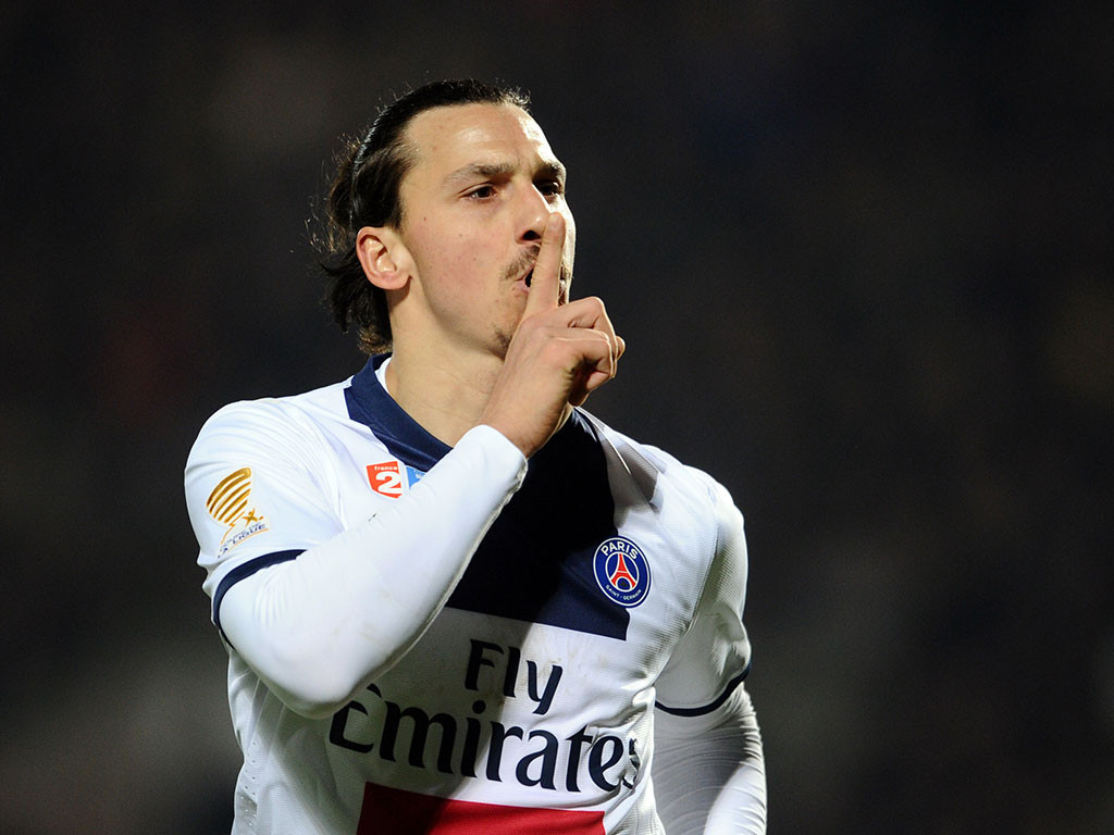 Zlatan silencing his critics in France.