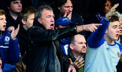 Clarkson really getting into it at the Bridge! 