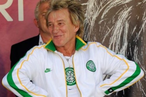 Rod Stewart Celtic's Biggest Celebrity Fan